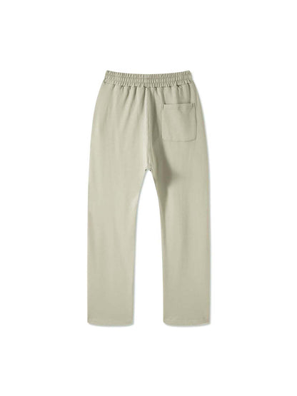 FOG Solid Color Gray Camel Straight Leg Pants - 365 GSM